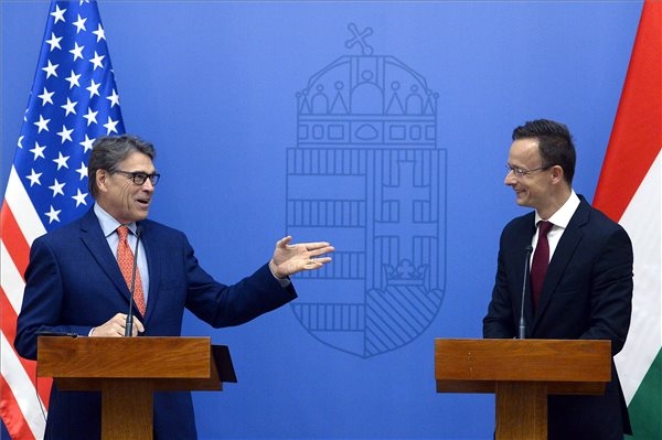US, Hungary Urge Diversification Of C Europe’s Energy Supply