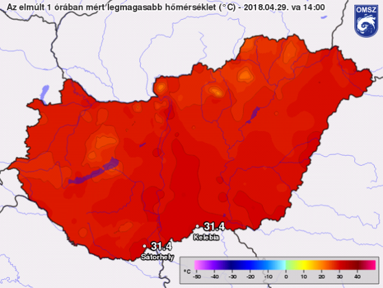 Warmest April In Hungary For Over 200 Years