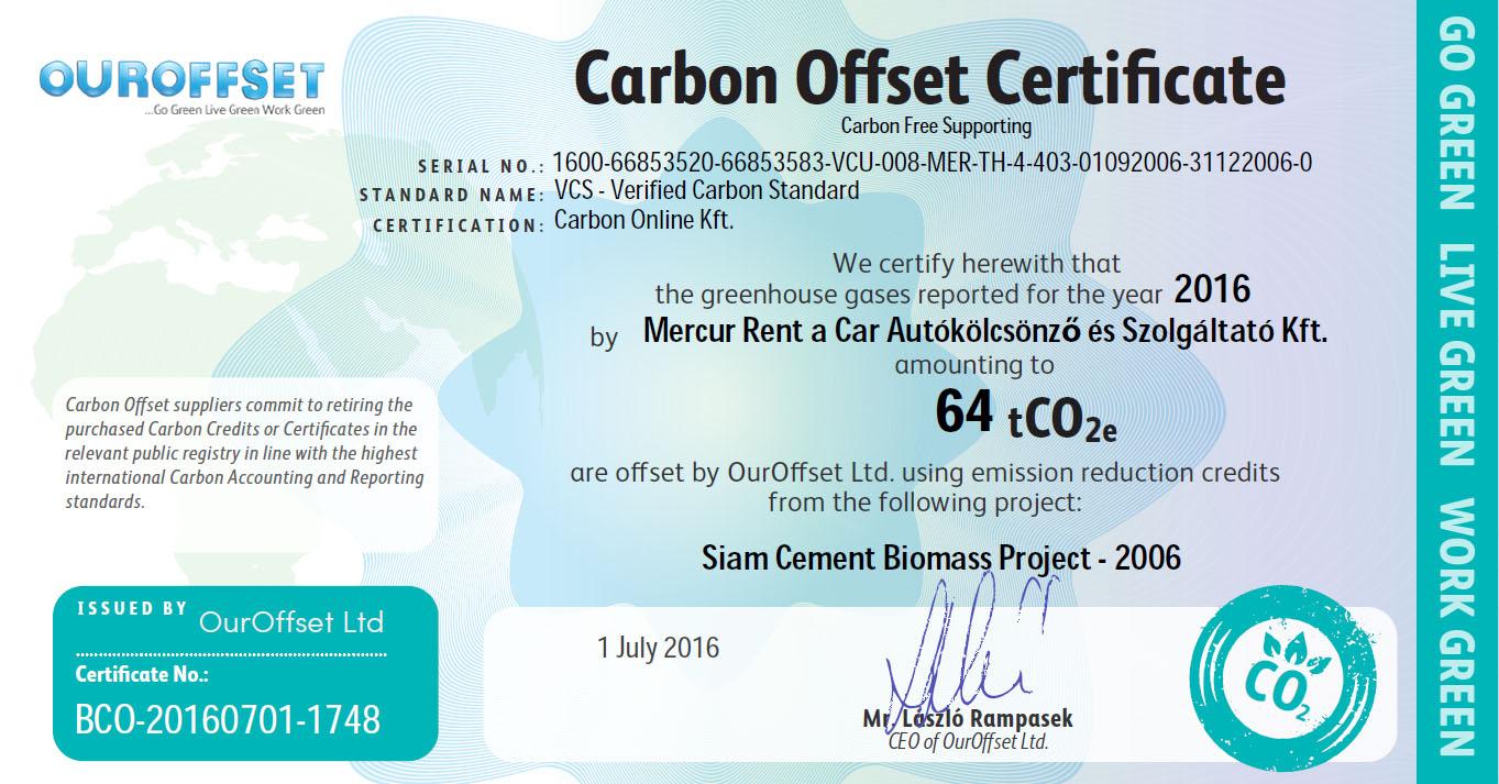 3.7 Million Carbon Neutral Kms With Hertz Car Hire In Order To Reduce Its Carbon Footprint