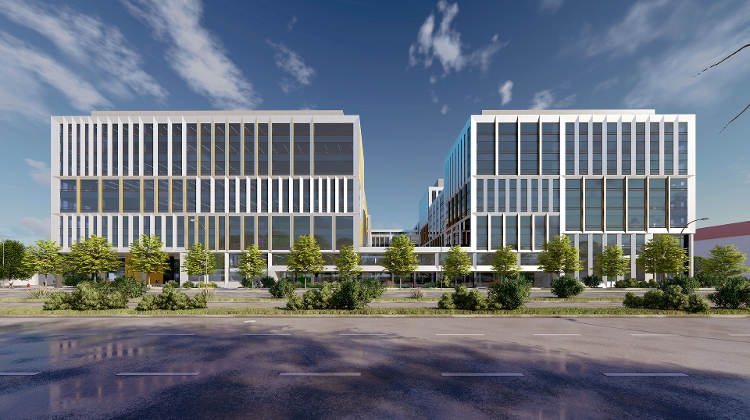 Construction & Leasing Of Aréna Business Campus In Budapest Is In Full Swing