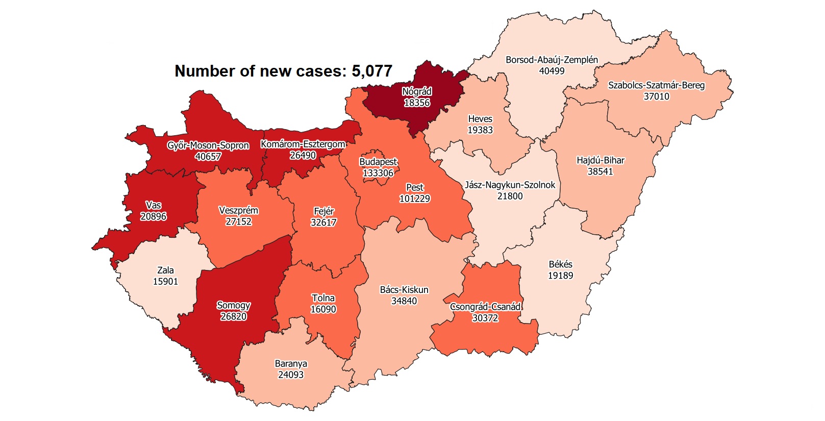 Covid Update: 272,459 Active Cases 291 New Deaths In Hungary