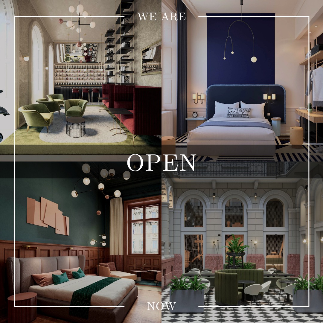 New Hotel Oktogon Opens in Budapest's Haggenmacher Palace