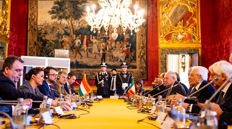 Presidents of Hungary & Italy Hold Talks