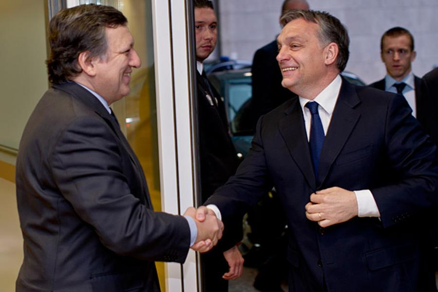 Hungarian PM Orbán Met EU President Barroso