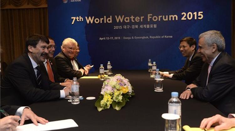 Hungary’s President Áder Sums Up Water Talks In S Korea