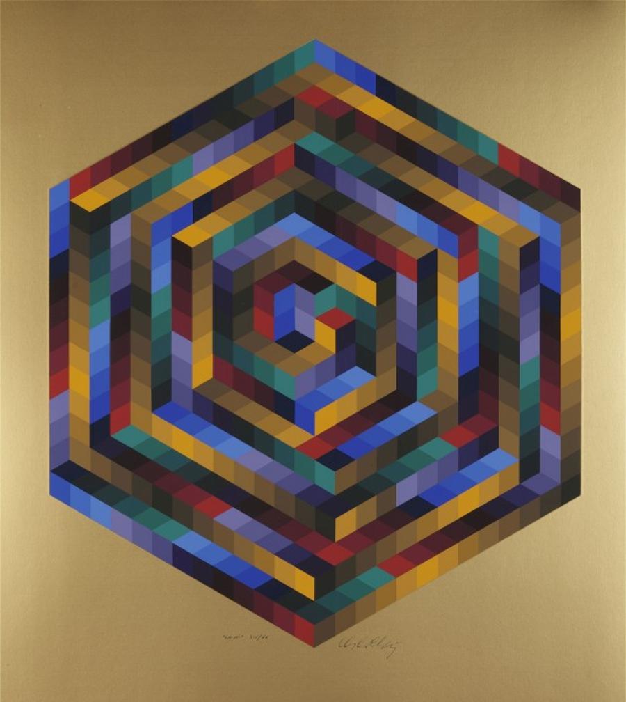 Budapest French Institute Shows Iconic Op Art Artist Victor Vasarely Collection